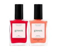 Manucurist Green Set de 2 Esmaltes de Uñas - Spicy & Tangerine