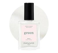 Manucurist - Green Smalto Unghie Nebula - Bianco Olografico - Smalti per Unghie classico 9-Free - Vegano e di Origine Biologica (80%) - Manicure Professionale - 15ml - Nail Polish