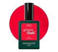Manucurist Smalto Semipermanente Unghie Rosso Spicy - Gel Unghie - 12-free, bio-based (84%) - Manicure Professionale - Made in France - 15 ml