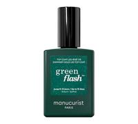 Manucurist Top Coat Semipermanente con Purpurina Dorada Green Flash™