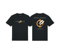 Manuel Carrasco Camiseta Negra Pueblo Salvaje II, L Unisex Adulto