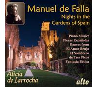 Falla : Nuits dans les jardins d'Espagne et autres pièces pour piano. Larrocha, Arambarri.