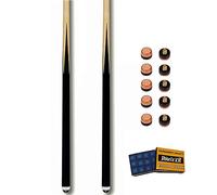 Manuel Gil Lote Tacos Ramin Billar De 1.40m 2 Unidades + 10 Repuestos Soletas Rosca + Tizas