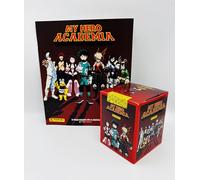 manuelkant Álbum ITA + Box de 36 sobres de cromos para la colección de My Hero Academia Plus Ultra Sticker Collection Panini