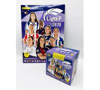 manuelkant Liga F - Álbum de figuritas + 1 caja de 50 sobres para la colección Liga Femenina 2024 25 2025