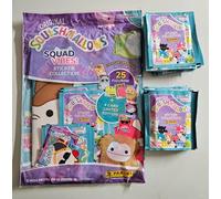 manuelkant Special Pack Album + 50 sobres de cromos para la colección Squishmallows Squad Vibes! Panini