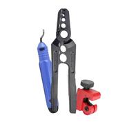 Manuell Kupferrohr runder 6 Loch, Flatrohr Reparaturzange, 3 Stücke 6 Loch Klempner Kupferverbindung, Kühlwerkzeugklemmen, Crimpers für Thanksgiving Weihnachten