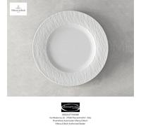 Villeroy & Boch - Manufacture Plato Llano 27 cm Blanco, Apto para Lavavajillas, Apto para Microondas, Vajilla, Plato Llano Porcelana, Plato Decorativo Mesa, Plato Ceramica, Premium Porcelain