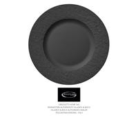 Manufacture Rock Negro - Villeroy & Boch - Plato Plano Cm 27 - Revendedor