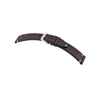 MANUFAKTURWERK Correa de reloj Altona | Piel | para hombre y mujer | Hebilla plateada, moca, M (Standard). 22/20 mm, Correa