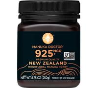 MANUKA DOCTOR - Miel de Manuka monofloral MGO 925+, miel 100% pura de Nueva Zelanda. Certificada. Garantizada. Cruda. Sin OMG (8.7 onzas)