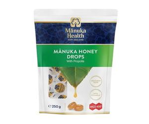Manuka Health - Caramelos de Miel de Manuka MGO™ 400+, Propóleo y Vitamina C, Suplemento Alimenticio (250 g)