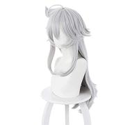 MANUKS Peluca Anime Cosplay para Razor Peluca,Long Silver Peluca de Cabello Sintético,Halloween Costume Cosplay,para Carnaval Navidad Fiesta