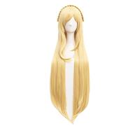MANUKS Peluca Anime Cosplay para Sonia Nevermind Peluca,Blonde Long Peluca de Cabello Sintético,Halloween Costume Cosplay,para Carnaval Navidad Fiesta