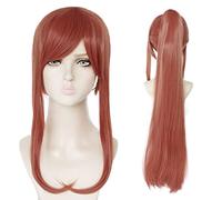 MANUKS Peluca Anime Cosplay para Yukizome Chisa Peluca,Ponytail Long Peluca de Cabello Sintético,Halloween Costume Cosplay,para Carnaval Navidad Fiesta