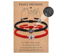 MANVEN Pulsera Para Parejas Regalos Pareja Pulseras de Proyección “Te quiero” en 100 Idiomas Regalos para Aniversario de Pareja Regalo Para Novio Novia Mujer Hombre Cumpleaños San Valentín