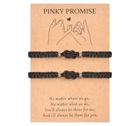 MANVEN Pulsera Para Parejas Regalos Pareja San Valentín Regalos para Aniversario de Pareja Pulsera Hilo del Destino Pulseras de Protección Para Novio Novia Mujer Hombre Cumpleaños Navidad