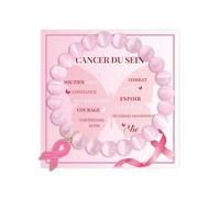 MANVEN Rosa Octubre Pulsera, No Gemstone