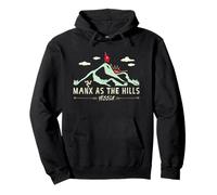 Manx como Las colinas YESSIR Isla de Man Manx Graphic Sudadera con Capucha