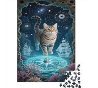 Manx Puzzles Pour Adultes 1000 Pièces Jeu Éducatif Jouets Défi Artisanat Cadeau Famille Décoration Intérieure Adultes & Enfants Des 14 ANS 1000pcs (75x50cm)
