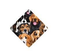 Many Dogs Printing 10 piezas de ambientador de coche con hojas colgantes perfumadas con cuerda para el hogar
