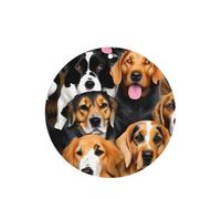 Many Dogs Printing 10 piezas de ambientador de coche con hojas colgantes perfumadas con cuerda para el hogar