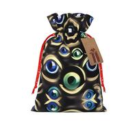 Many Evil Eyes 1 bolsa con cordón de 4.7 x 6.9 pulgadas, duradera y elegante, ideal para regalos personalizados de Halloween