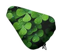 Many Green Clover - Funda de cojín para asiento de bicicleta, suave, acolchada, para hombres y mujeres, cómoda, impermeable, con cordón, repuesto para bicicletas de montaña