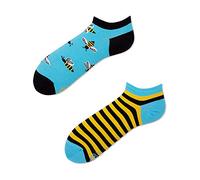 Many Mornings - Calcetines cortos - para hombre Schwarz, Blau, Gelb 39/42