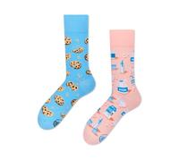 Many Mornings - Calcetines desemparejados - Leche y galletas/leche y galletas, multicolor, 35-38