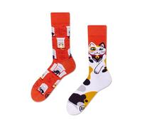 Many Mornings - City Cat - Stadtkatze, Katze - Mismatched Socks (as3, numeric, numeric_35, numeric_38, regular, regular), multicolor