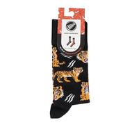 Many Mornings - Feet of the Tiger - Tiger - Unmatched Calcetines, verde/negro, 39-42
