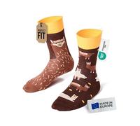 Many Mornings Fluffy Alpaca Calcetines desparejados, Multi-Color, 35-38 Unisex Adulto