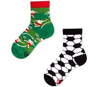 Many Mornings Football Fan Kids Calcetines desemparejados, Multicolor, 31-34 para Niños