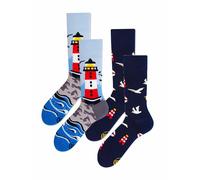Many Mornings Paquete Doble Calcetines Unisex Varios Motivo
