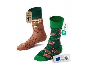 Many Mornings Sloth Life Calcetines desemparejados, 43-46 (Pack de 2) Unisex Adulto