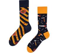Many Mornings The Handyman Calcetines desparejados, Multi-Color, 39-42 Unisex Adulto