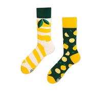Many Mornings The Lemons Low Calcetines desemparejados, 39-42 Kurz (Pack de 2) Unisex Adulto