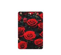 Many Red Rose Printing - 10 hojas de ambientador de coche con diseño de rosas rojas, hojas colgantes perfumadas con cuerda para el hogar