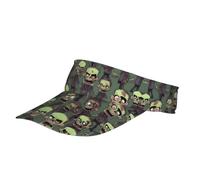 Many Zombies - Sombrero unisex de bicicleta con espalda ajustable, cinta mágica, visera solar para fitness, playa, senderismo