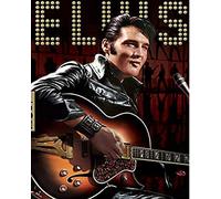 manyile Kit de pintura de diamante 5D por número, con diamantes de imitación de cristal, arte para decoración de la pared del hogar y relajación (Elvis, 30x40 cm)