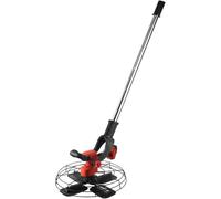 MANYOUYOU Llana Eléctrica para Mortero Y Cemento, con 2 Baterías; Máquina Manual para Alisar Y Pulir Paredes; Varilla De Extensión Desmontable De 130 Cm; Control De Velocidad De 6 Niveles 30000mah