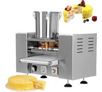 MANYOUYOU Máquina Automática para Hacer Tortillas De Maíz con Revestimiento Antiadherente - Prensa Eléctrica para Tortillas - Diámetro: 15-23 Cm - Espesor: 0,4-1,2 Mm - 100-350 Piezas/Hora 6in