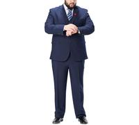 MANYUBEI Trajes para Hombre, Blazer De Boda Elástico De 3 Piezas De Talla Grande, Chaqueta De Esmoquin Suelta, Chaqueta Formal para Anfitrión De Negocios, Chaleco Y Pantalones,9XL,Blue