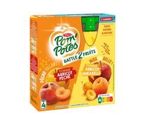 Manzana - Compota manzana albaricoque melocotón y manzana albaricoque Mirabelle 4 x 90 g