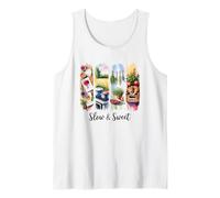 Manzana Jam Herbs Cat Cozy Cocina Vibes Camiseta sin Mangas