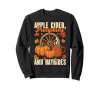 Manzana Sidra Calabaza Hayrides Manzana Recogiendo Amor Sudadera