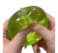 Manzanas de Peluche Squishies: Juguete Sensorial Tímido de Manzanas Suaves Forma de Manzana Verde para Alivio de Ansiedad, Diversión y Relajación del Estrés, Original y Adorable