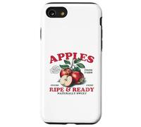 Manzanas Maduras Listo Vintage Fruta Retro Peach Gráfico Carcasa para iPhone SE (2020) / 7/8