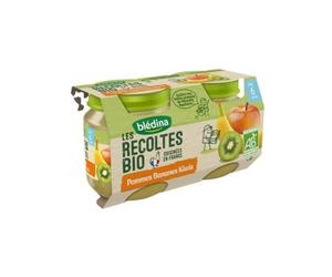 Manzanas orgánicas Gallia Pot Plátanos Kiwis